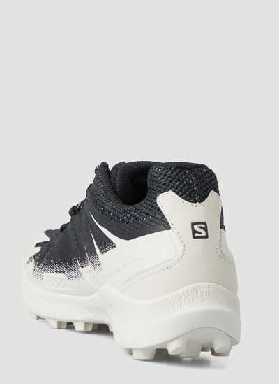 Salomon Black & Off-white Cross Advanced Sneakers In Black