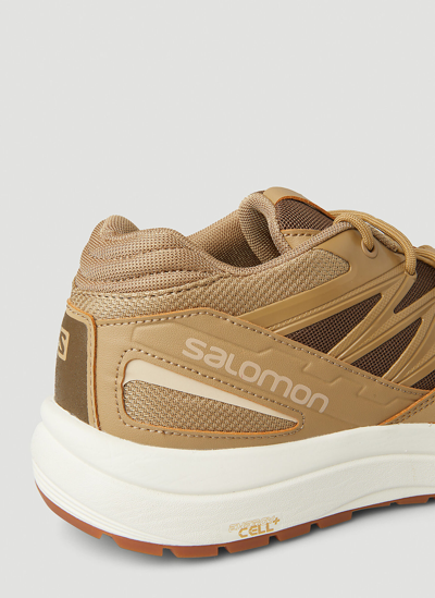 Shop Salomon Odyssey 1 Sneakers In Beige