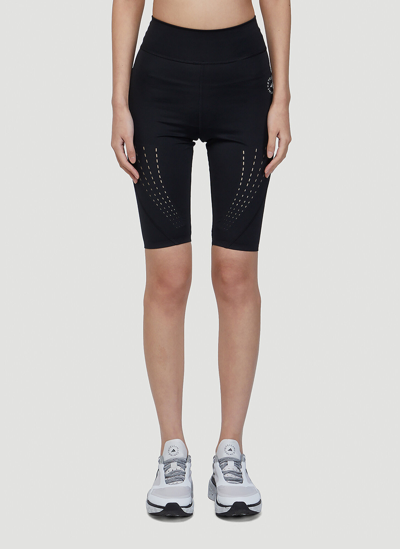 Shop Adidas By Stella Mccartney Truepurpose Biker Shorts In Black