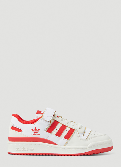 Shop Adidas Originals Forum 84 Low Sneakers In Red