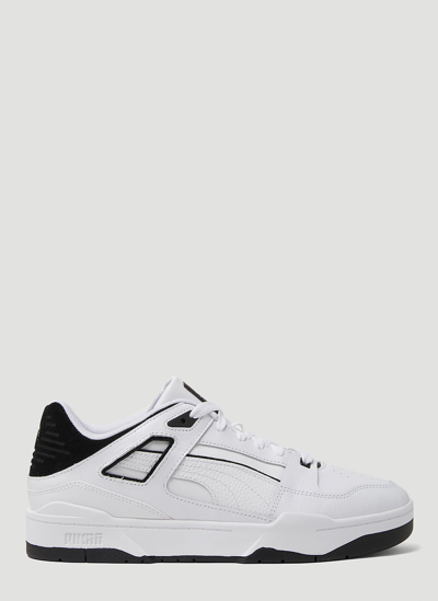 Puma Slipstream Low-top Sneakers In White/black | ModeSens