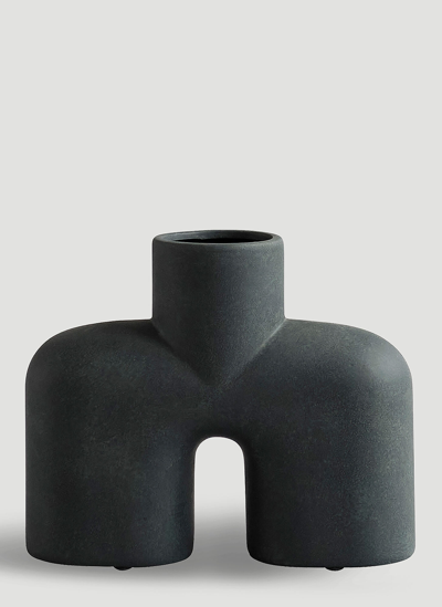 101 Copenhagen Cobra Uno Medium Vase In Black