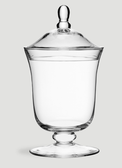 Shop Lsa International Serve Bonbon Jar In Transparent