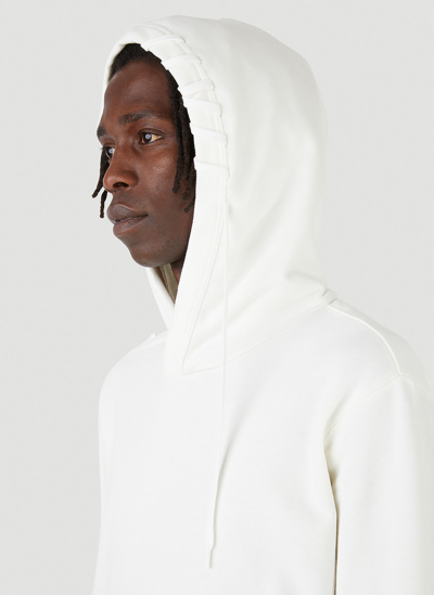 Shop Craig Green Lace Hooded Sweatshirt In White