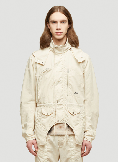 Shop A-cold-wall* X Diesel Red Tag Cut-out Nylon Jacket In White