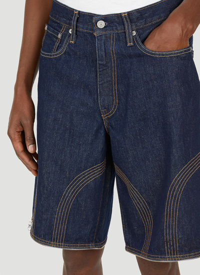 Levi's X No Sesso Zip Off Baggy Leg Jeans In Blue | ModeSens