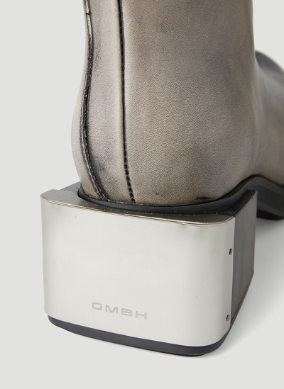 Shop Gmbh Sprayed Zip Ankle Boots In Grey