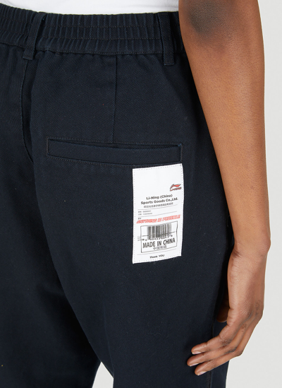 Shop Li-ning Tailored Pants In Black