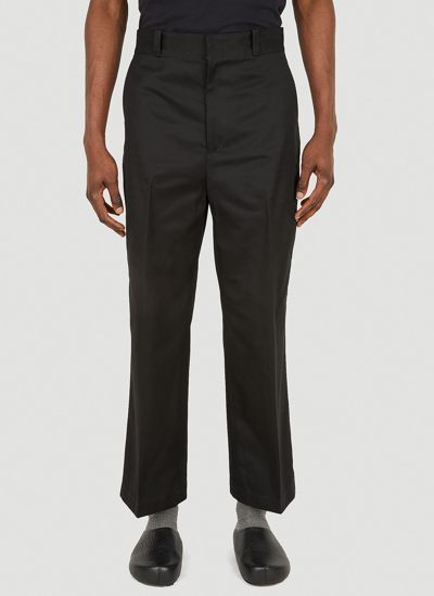 Shop Acne Studios Tailored Trousers In Black