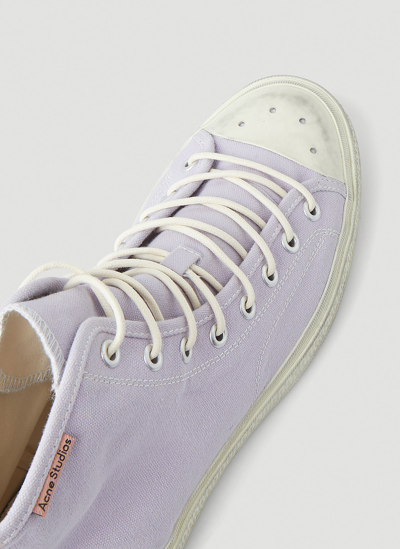 Acne Studios Purple Ballow Tumbled High Sneakers In Lilac | ModeSens
