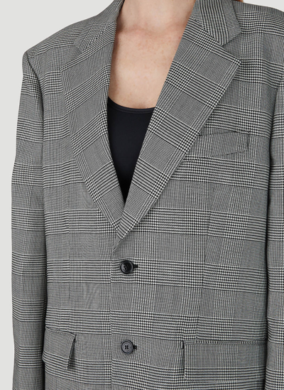 Shop Vetements 3.0 Tailored Blazer In Grey