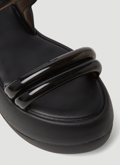 Shop Melissa Airbubble Platform Sandals In Black