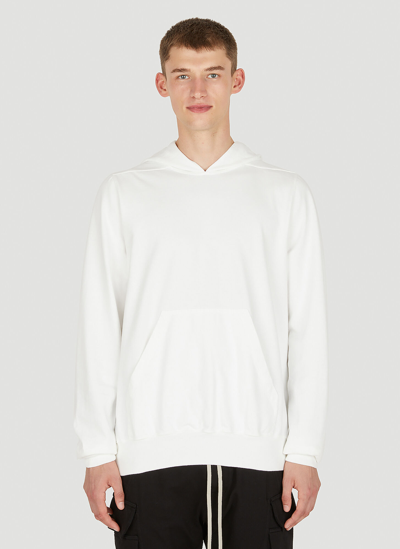 Shop Rick Owens Drkshdw Granbury Hooded Sweatshirt In White