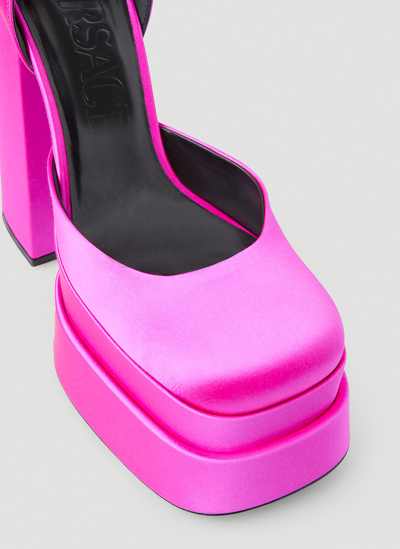 versace medusa aevitas platform heels