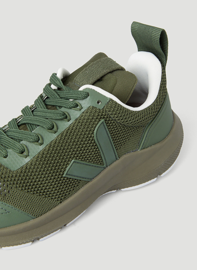 Shop Rick Owens X Veja Runner Sneakers In Green