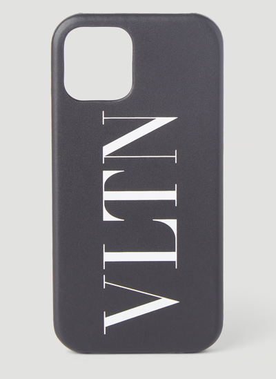 Shop Valentino Vltn Iphone 12 Case In Black