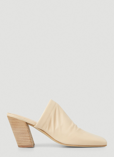 Shop Marsèll Pinnettina Heeled Mules In Brown