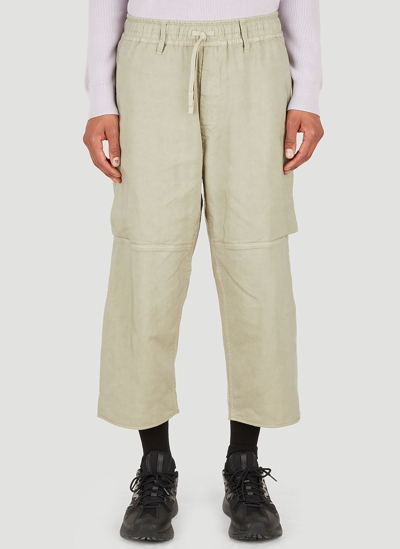 Stone Island Shadow Project Workwear Wide Pants In Beige