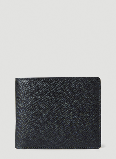 Shop Maison Margiela Faux-leather Folded Wallet In Black