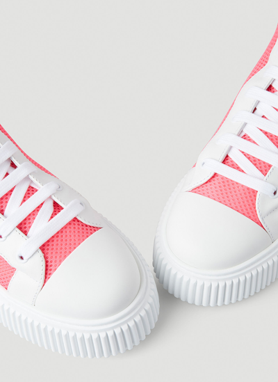 Shop Miu Miu Rete Sneakers In Pink