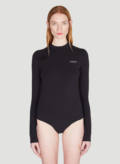 Shop Kirin Open-back Bodysuit In Black