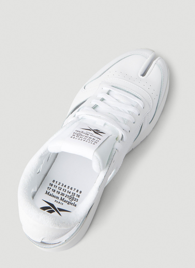 Shop Maison Margiela X Reebok Décortiqué Tabi Classic Sneakers In White