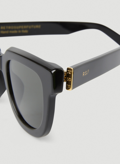 Shop Retrosuperfuture Serio Sunglasses In Black