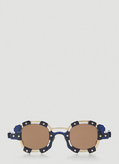 Kuboraum V1 Sun Mask Sunglasses In Blue