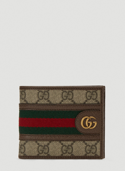 Shop Gucci Gg Ophidia Wallet Male Creammale