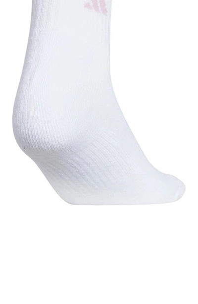 Shop Adidas Originals Athletic Cushioned Crew Socks In White