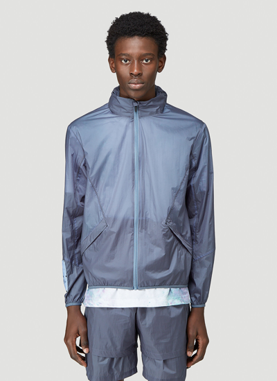 Shop Mcq By Alexander Mcqueen Breathe Fold-up Track Jacket In Blue