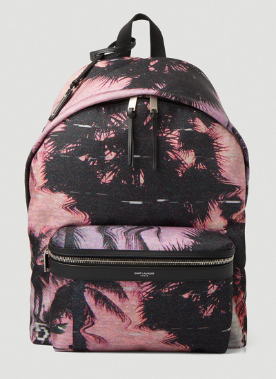 Shop Saint Laurent Palm City Backpack In Pink