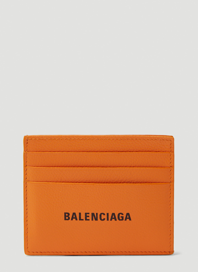 Shop Balenciaga Logo Pr In Orange