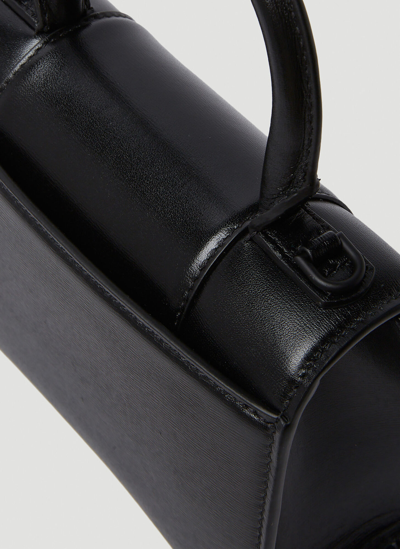 Shop Balenciaga Hourglass Xs Small Handbag In Black
