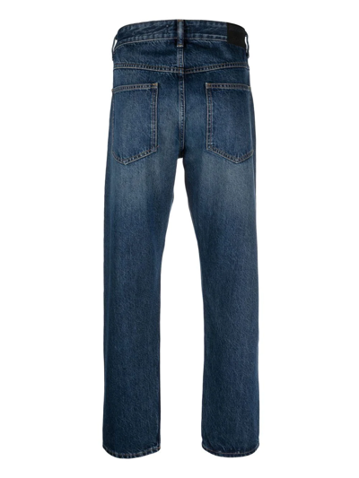 Shop Closed Straight-leg Jeans In Blue