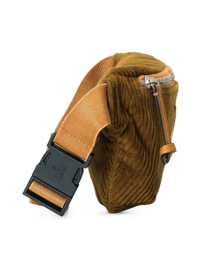 Shop Gucci Star Patch Belt Bag In Brown