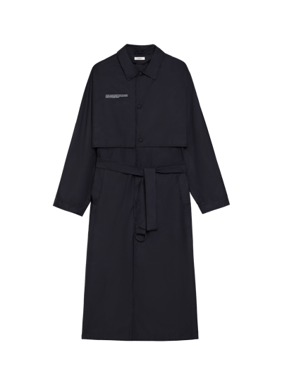 Shop Pangaia Recycled Nylon Trench Coat — Black L