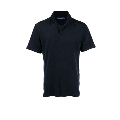 Shop Frescobol Carioca Blue Faustino Terry Polo Shirt