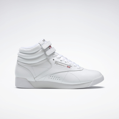 Shop Reebok Women's Freestyle Hi Shoes In White