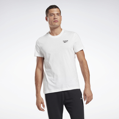 Shop Reebok Men's Identity T-shirt In White