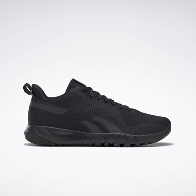Shop Reebok Men's Flexagon Force 3 Wide 4e Training Shoes In Black/black/pure Grey 8