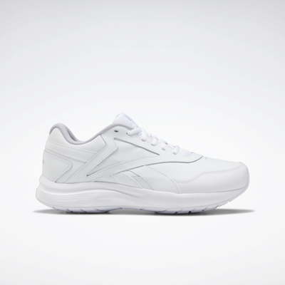 Shop Reebok Men's Walk Ultra 7 Dmx Max Extra-wide Shoes In White/cold Grey 2/collegiate Royal