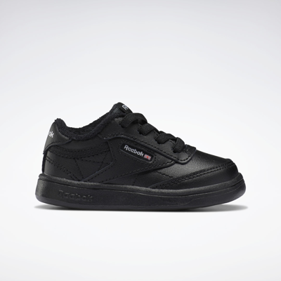 Shop Reebok Unisex Club C Shoes In Core Black/core Black/core Black