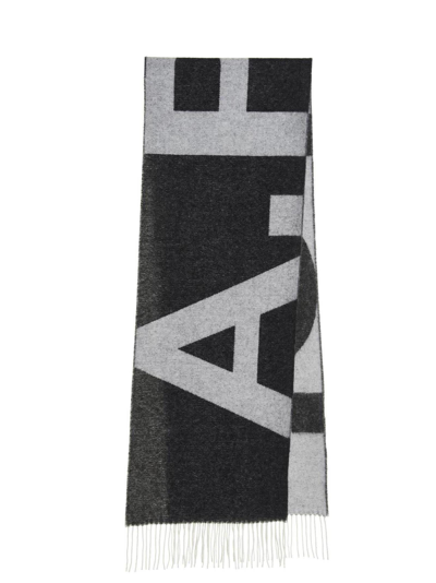 Shop A.p.c. Malo Scarf In Black