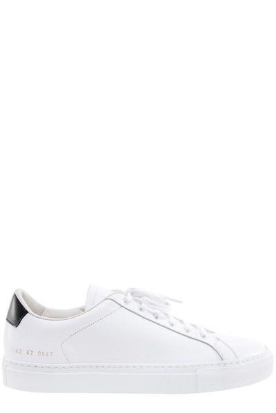 Shop Common Projects Retro Low-top Sneakers In Nero
