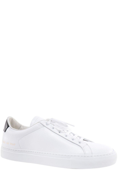 Shop Common Projects Retro Low-top Sneakers In Nero