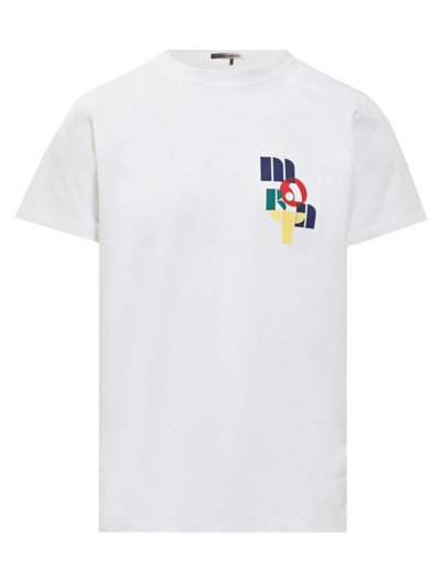 Shop Isabel Marant Logo Print Crewneck T-shirt In White