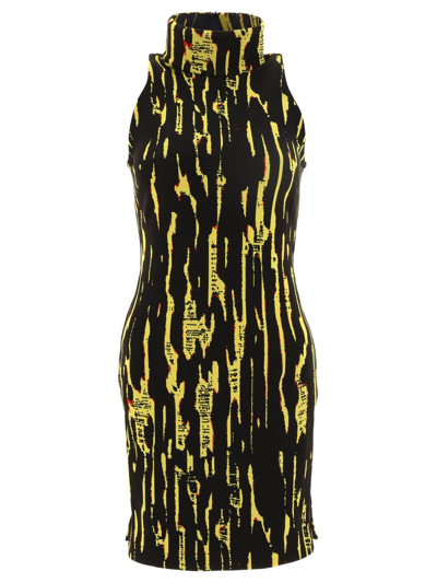 Shop Ambush Pattern-jacquard Sleeveless Mini Dress