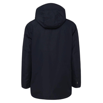 Shop Woolrich Hooded Buttoned Jacket