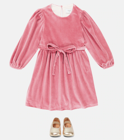 Shop Paade Mode Velvet Dress In Copenhagen Pink